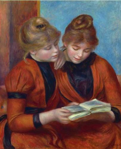 Pierre Auguste Renoir The Two Sisters Sweden oil painting art